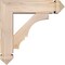 Ekena Millwork Balboa Arts and Crafts Smooth Bracket w/ Offset Brace, Douglas Fir, 5 1/2"W x 18"D x 18"H BKT0604X18X18BOA03SDF - alternate 3